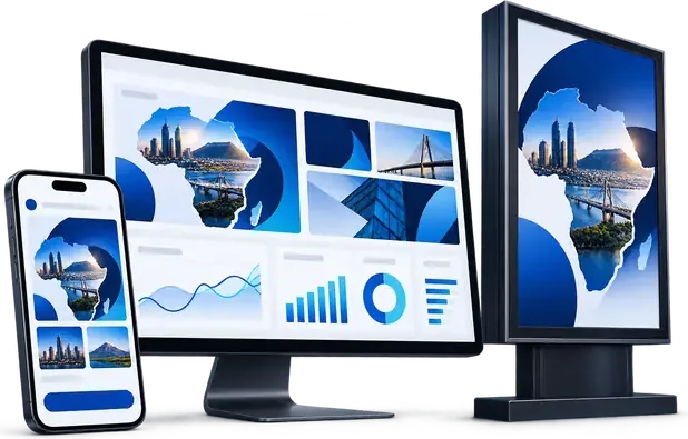 Advertising and media campaign mock-up